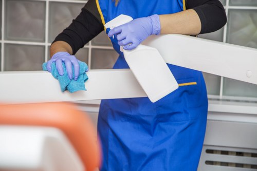 Deep cleaning trays, racks, and oven interior in a Richmond kitchen